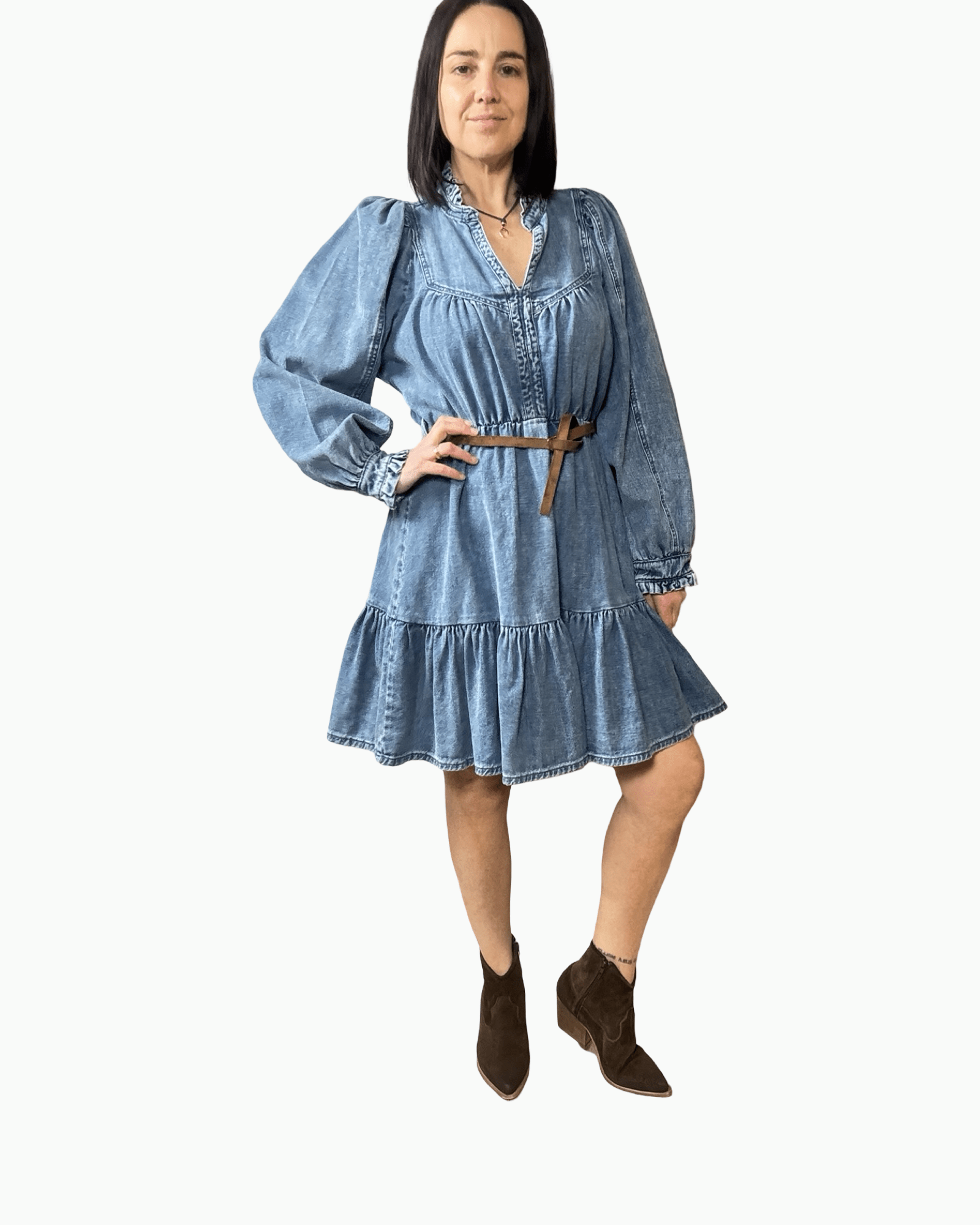 ABITO IN DENIM DIXIE - XE BLU ABBIGLIAMENTO