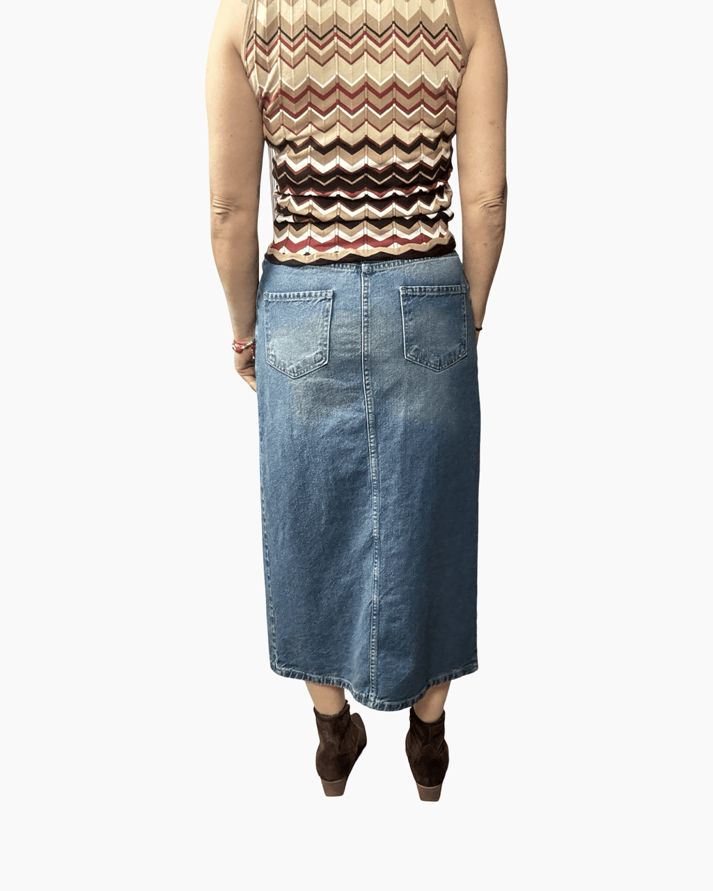 GONNA LUNGA IN JEANS SUSY MIX - XE BLU ABBIGLIAMENTO