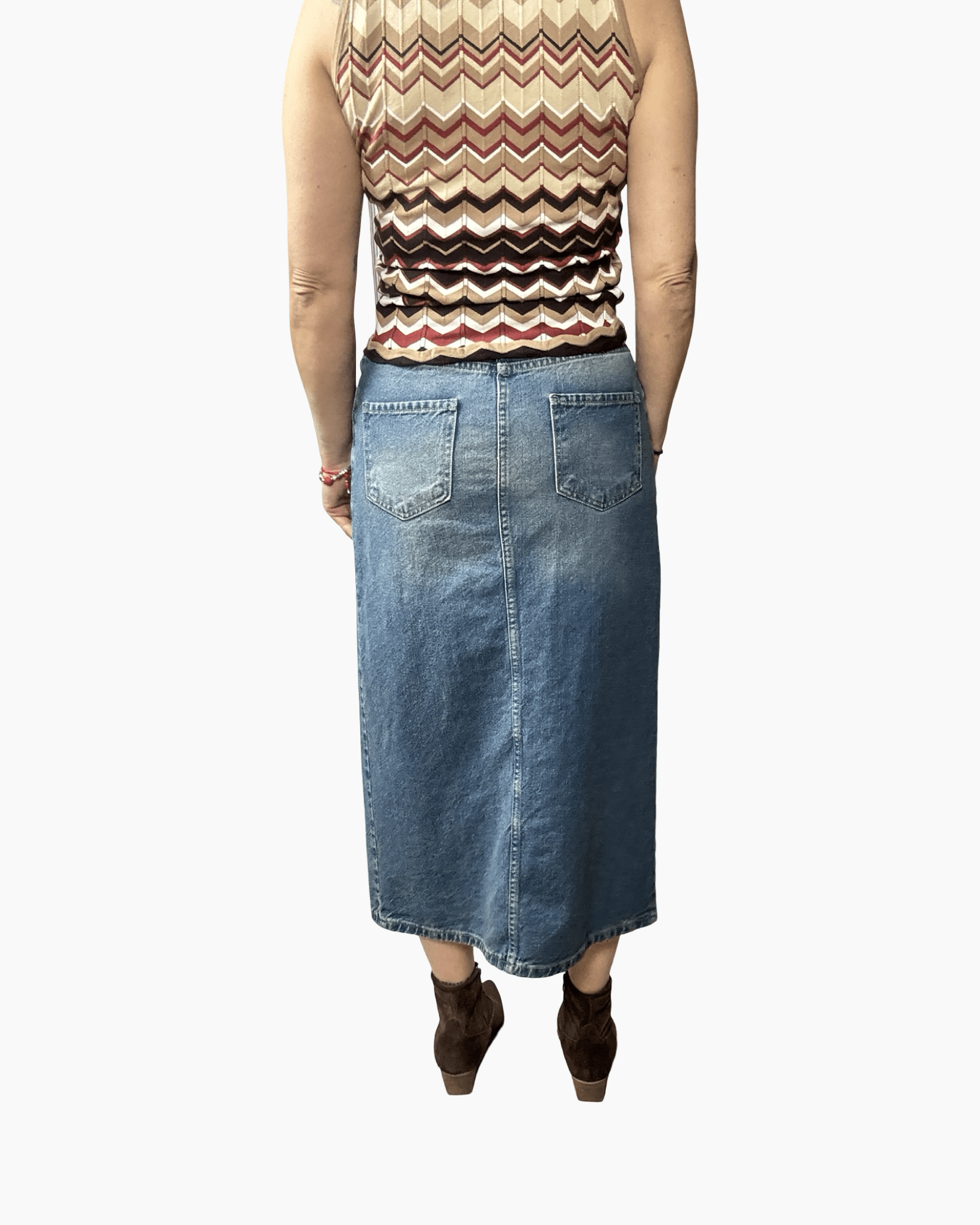 GONNA LUNGA IN JEANS SUSY MIX - XE BLU ABBIGLIAMENTO