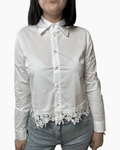 CAMICIA CON PASSAMANERIA SUSYS MIX - XE BLU ABBIGLIAMENTO