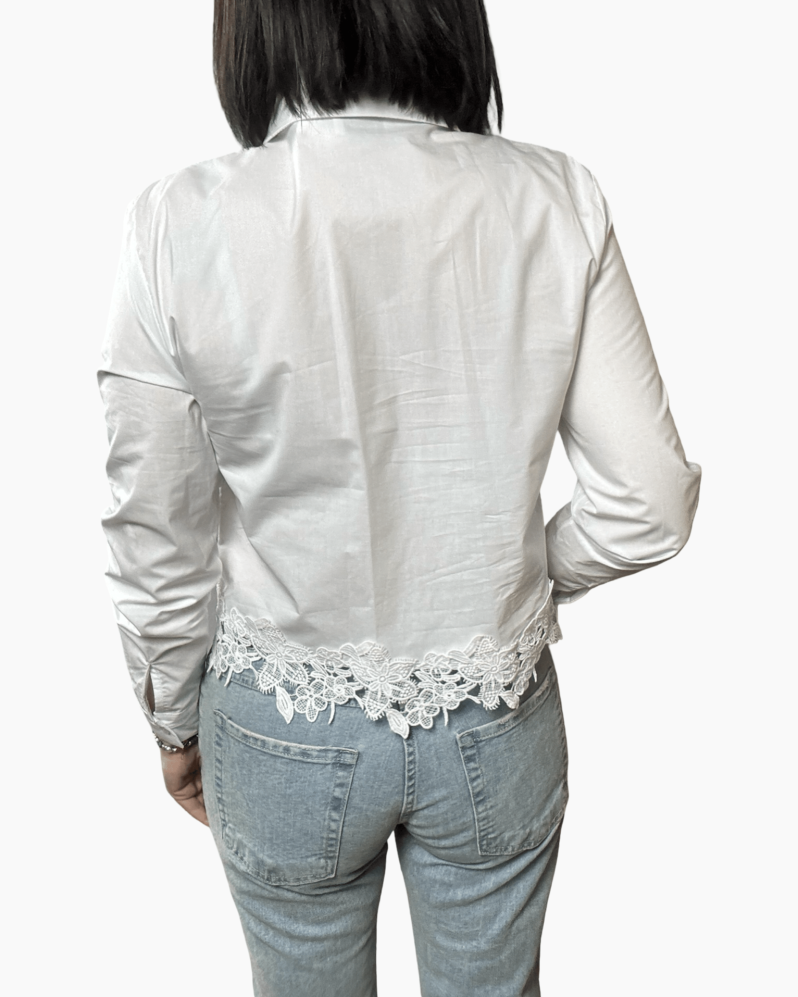 CAMICIA CON PASSAMANERIA SUSYS MIX - XE BLU ABBIGLIAMENTO