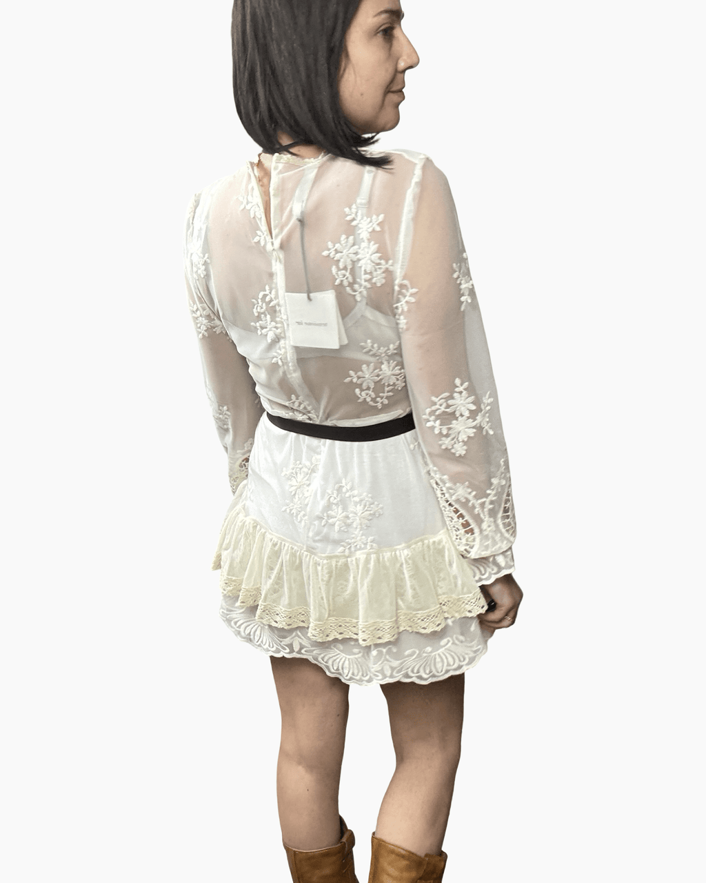 ABITO IN PIZZO TENSIONE IN - XE BLU ABBIGLIAMENTO