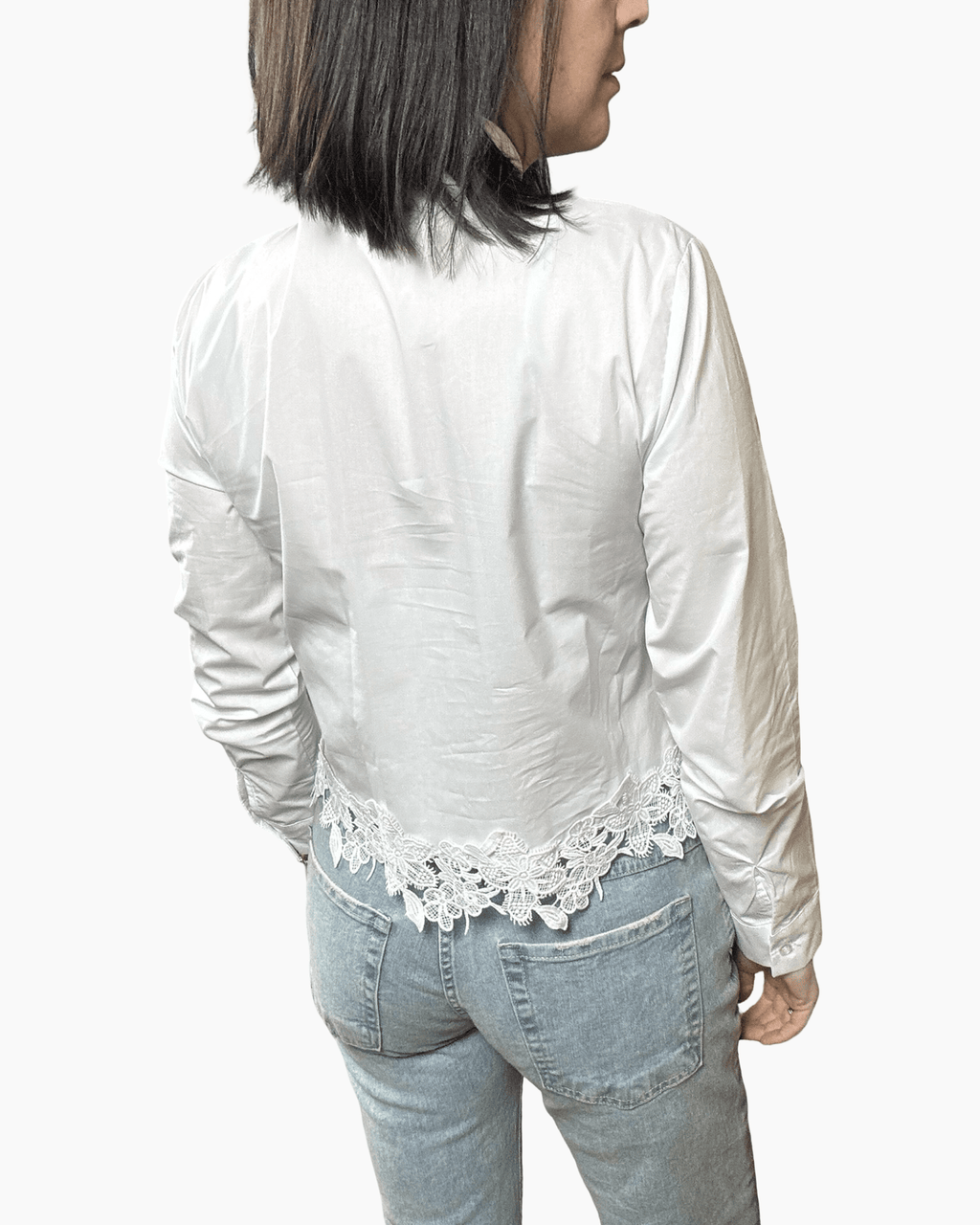 CAMICIA CON PASSAMANERIA SUSYS MIX - XE BLU ABBIGLIAMENTO