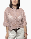 MAGLIETTA IN PIZZO SUSY MIX - XE BLU ABBIGLIAMENTO