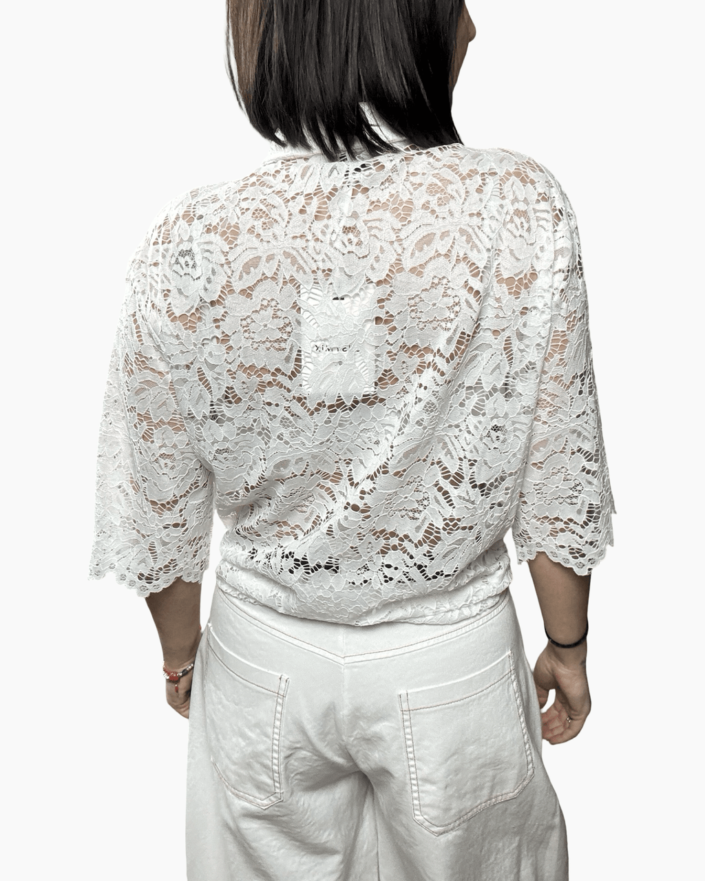 MAGLIETTA IN PIZZO SUSY MIX - XE BLU ABBIGLIAMENTO