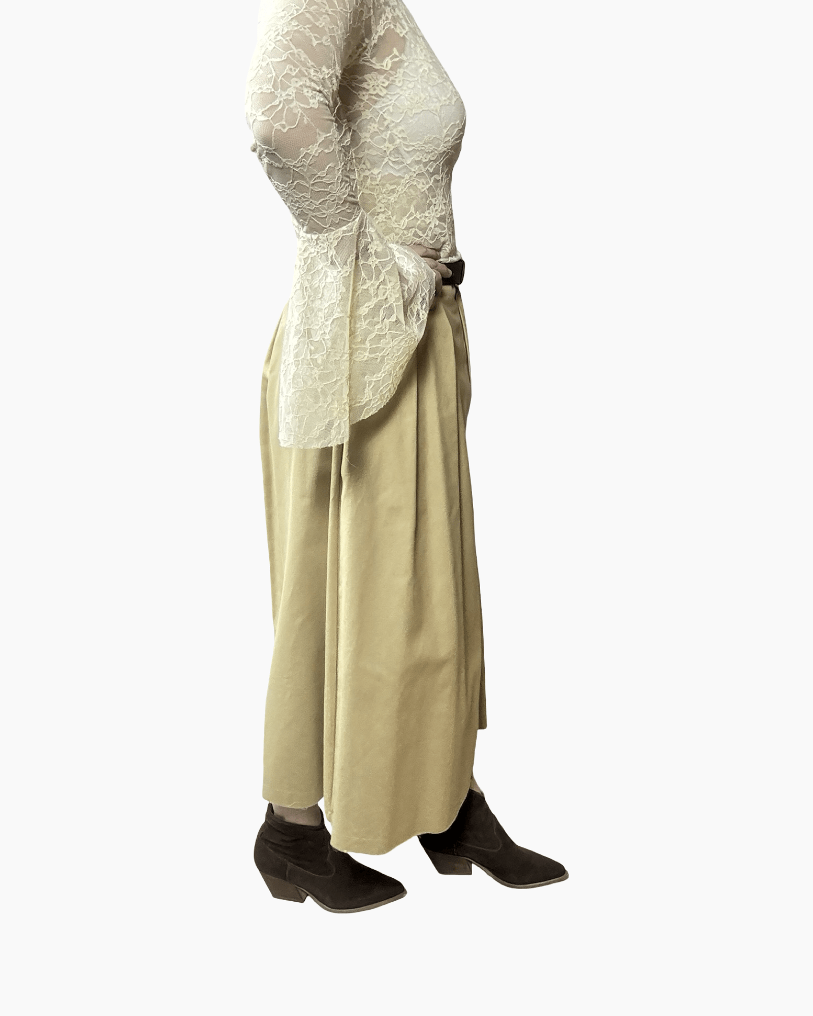 GONNA MIDI IN COTONE VICOLO - XE BLU ABBIGLIAMENTO