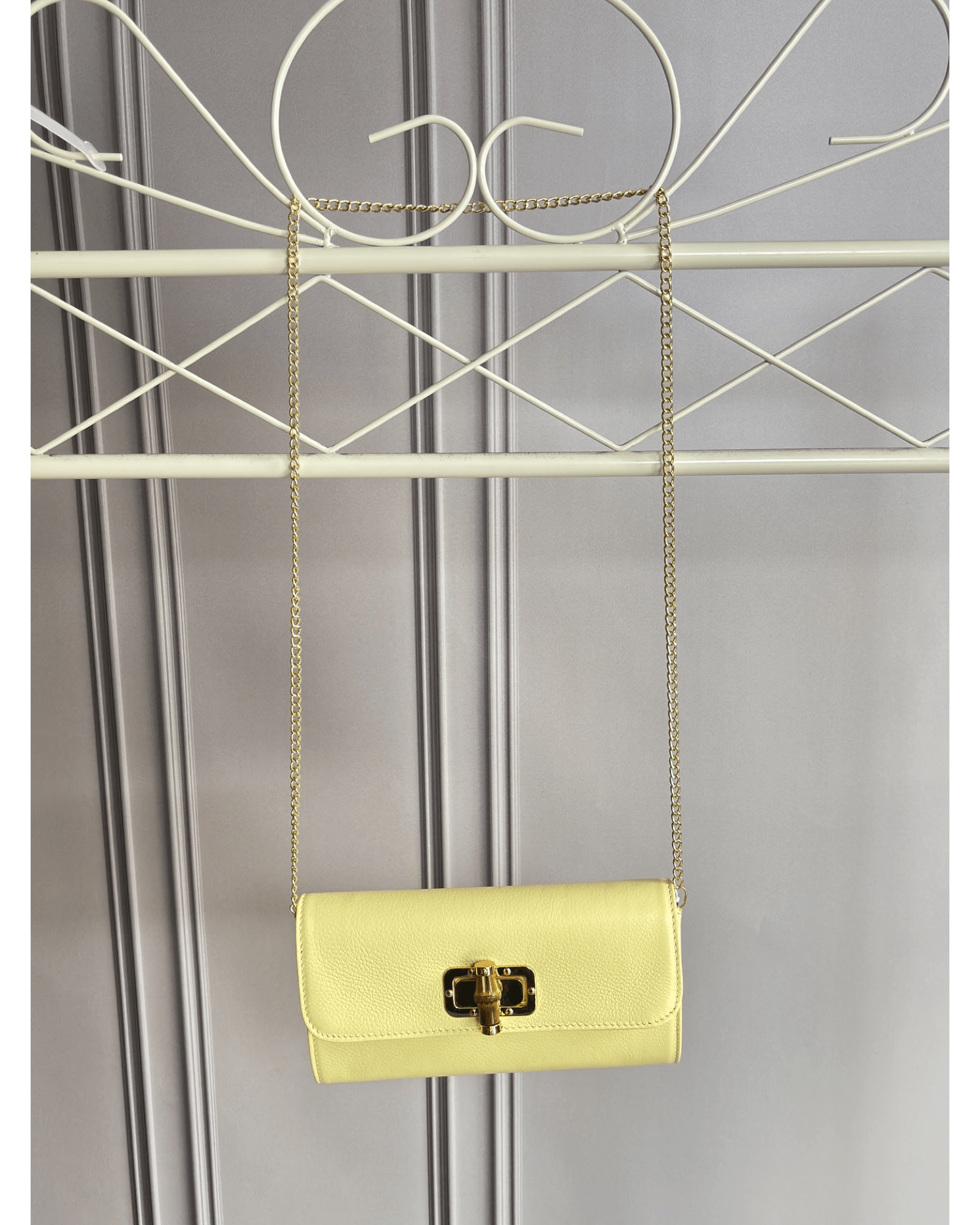POCHETTE CON CHIUSURA IN BAMBU' SUSY MIX - XE BLU ABBIGLIAMENTO