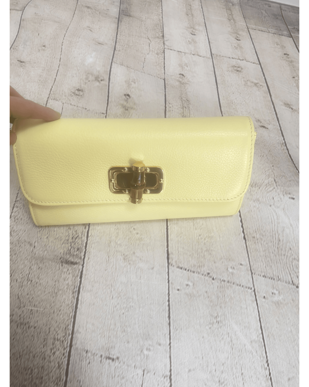 POCHETTE CON CHIUSURA IN BAMBU' SUSY MIX - XE BLU ABBIGLIAMENTO