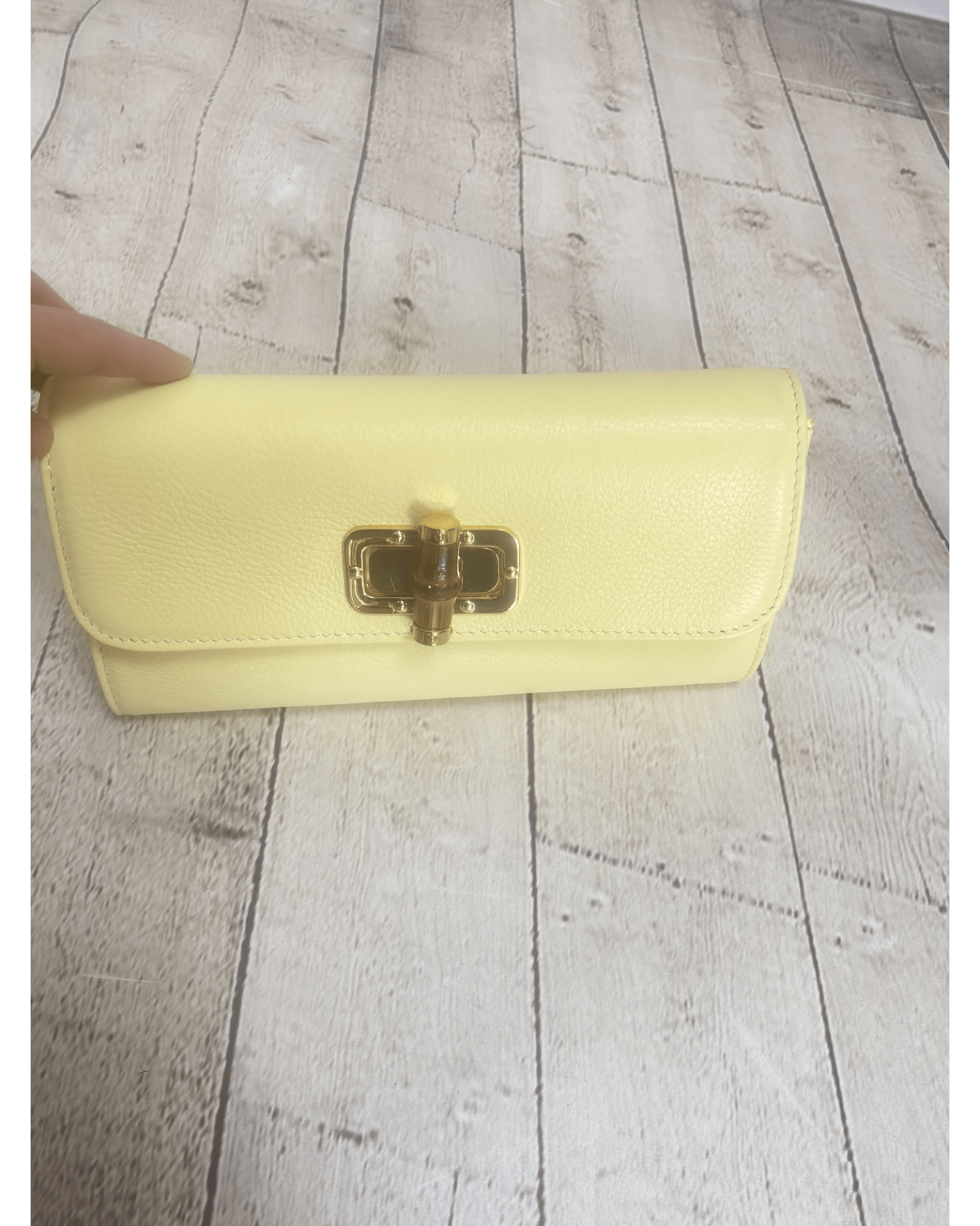 POCHETTE CON CHIUSURA IN BAMBU' SUSY MIX - XE BLU ABBIGLIAMENTO