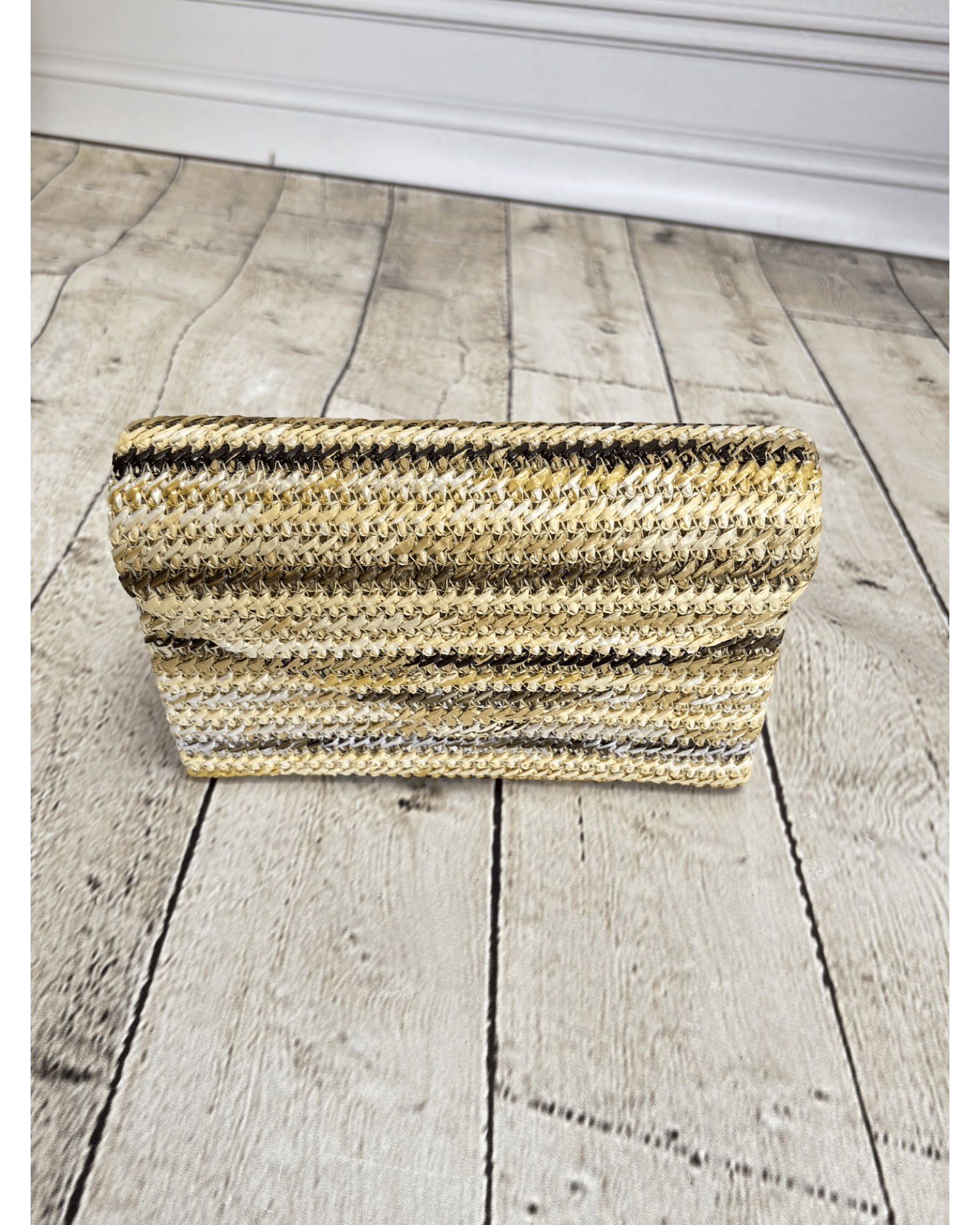 POCHETTE IN RAFFIA MULTICOLOR - XE BLU ABBIGLIAMENTO