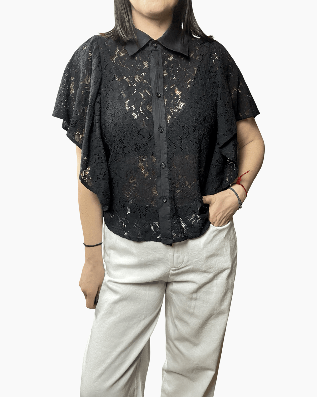 POLO IN PIZZO SUSY MIX - XE BLU ABBIGLIAMENTO