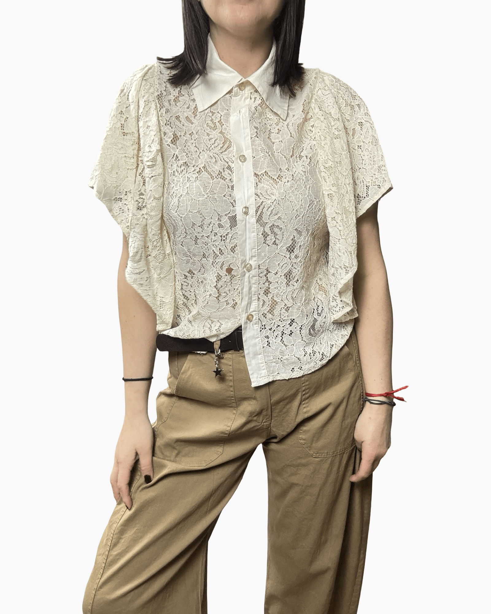 POLO IN PIZZO SUSY MIX - XE BLU ABBIGLIAMENTO