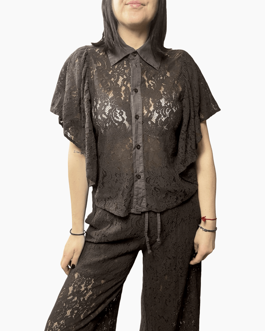 POLO IN PIZZO SUSY MIX - XE BLU ABBIGLIAMENTO
