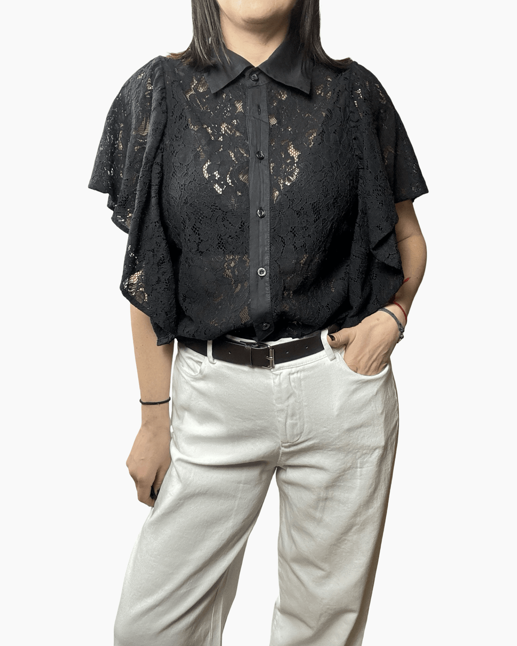 POLO IN PIZZO SUSY MIX - XE BLU ABBIGLIAMENTO