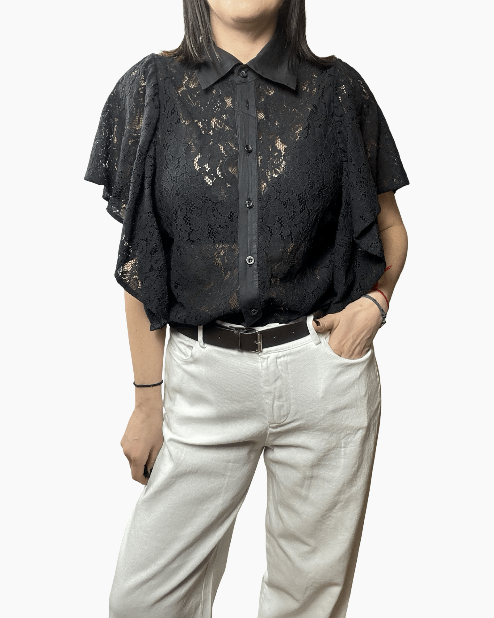 POLO IN PIZZO SUSY MIX - XE BLU ABBIGLIAMENTO