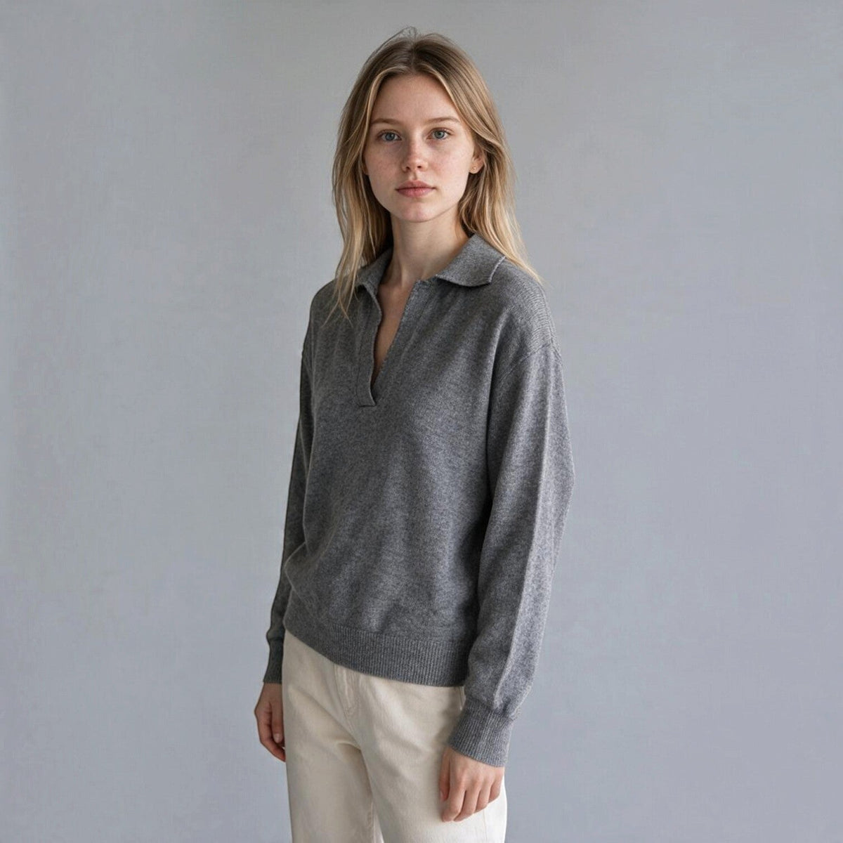 POLO RICAMI SUSY MIX - XE BLU Abbigliamento Donna