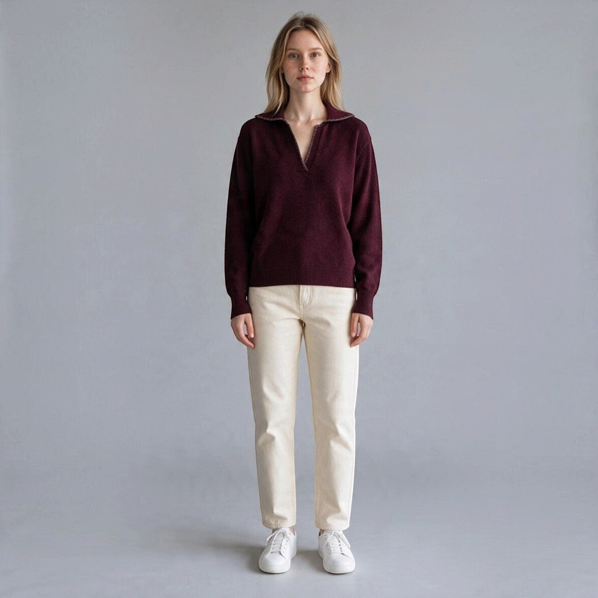 POLO RICAMI SUSY MIX - XE BLU Abbigliamento Donna