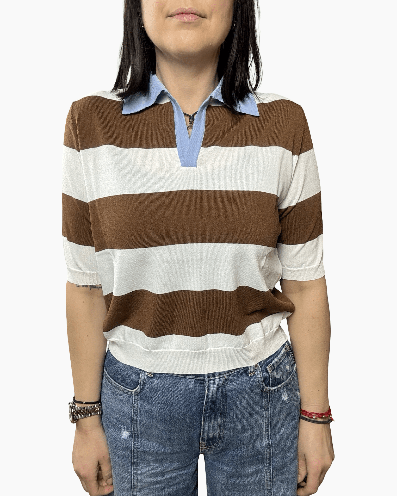 POLO RIGATA TENSIONE IN - XE BLU ABBIGLIAMENTO