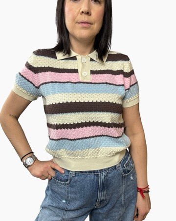 POLO RIGATA VICOLO - XE BLU ABBIGLIAMENTO