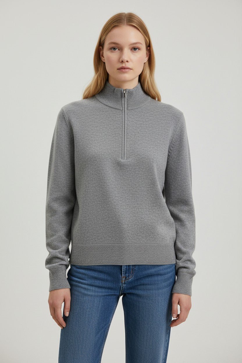 POLO ZIP TENSIONE IN - XE BLU Abbigliamento Donna