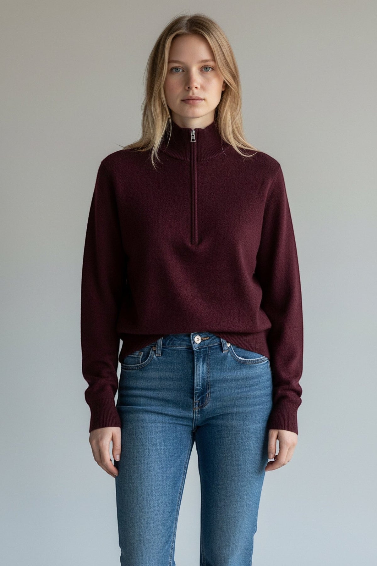 POLO ZIP TENSIONE IN - XE BLU Abbigliamento Donna