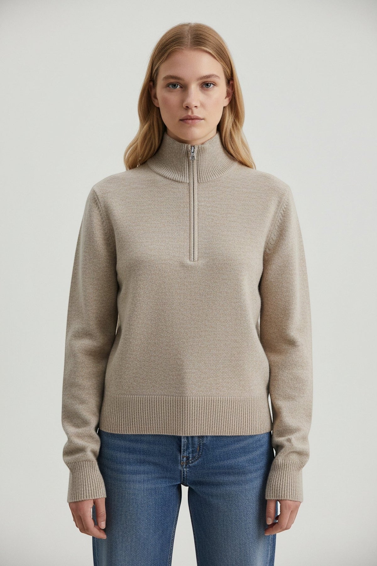POLO ZIP TENSIONE IN - XE BLU Abbigliamento Donna