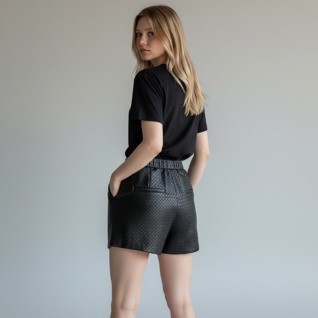 SHORT IN ECOPELLE SUSY MIX - XE BLU Abbigliamento Donna
