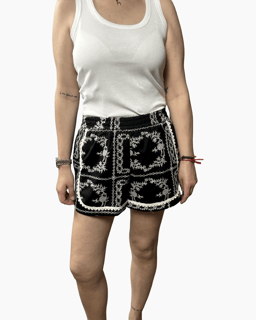 SHORT RICAMATO MOTEL - XE BLU ABBIGLIAMENTO