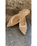 SLINGBACK CON STRASS SUSY MIX - XE BLU ABBIGLIAMENTO