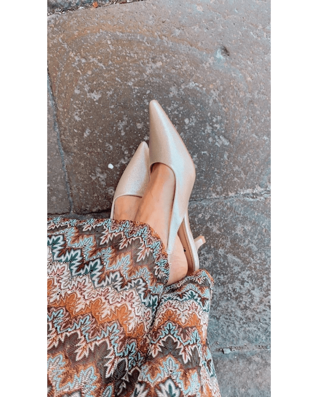 SLINGBACK ORO SUSY MIX - XE BLU ABBIGLIAMENTO