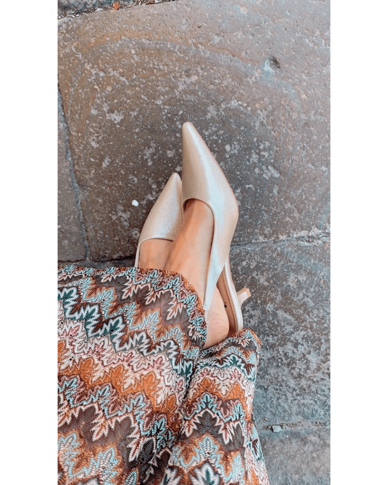 SLINGBACK ORO SUSY MIX - XE BLU ABBIGLIAMENTO