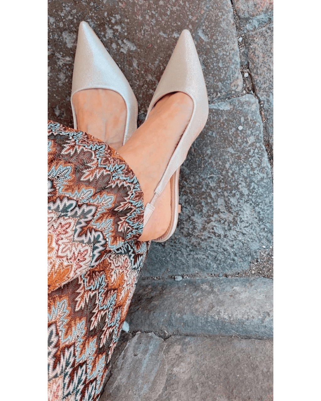 SLINGBACK ORO SUSY MIX - XE BLU ABBIGLIAMENTO
