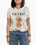 T - SHIRT BARBONCINO FIOCCO VICOLO - XE BLU ABBIGLIAMENTO