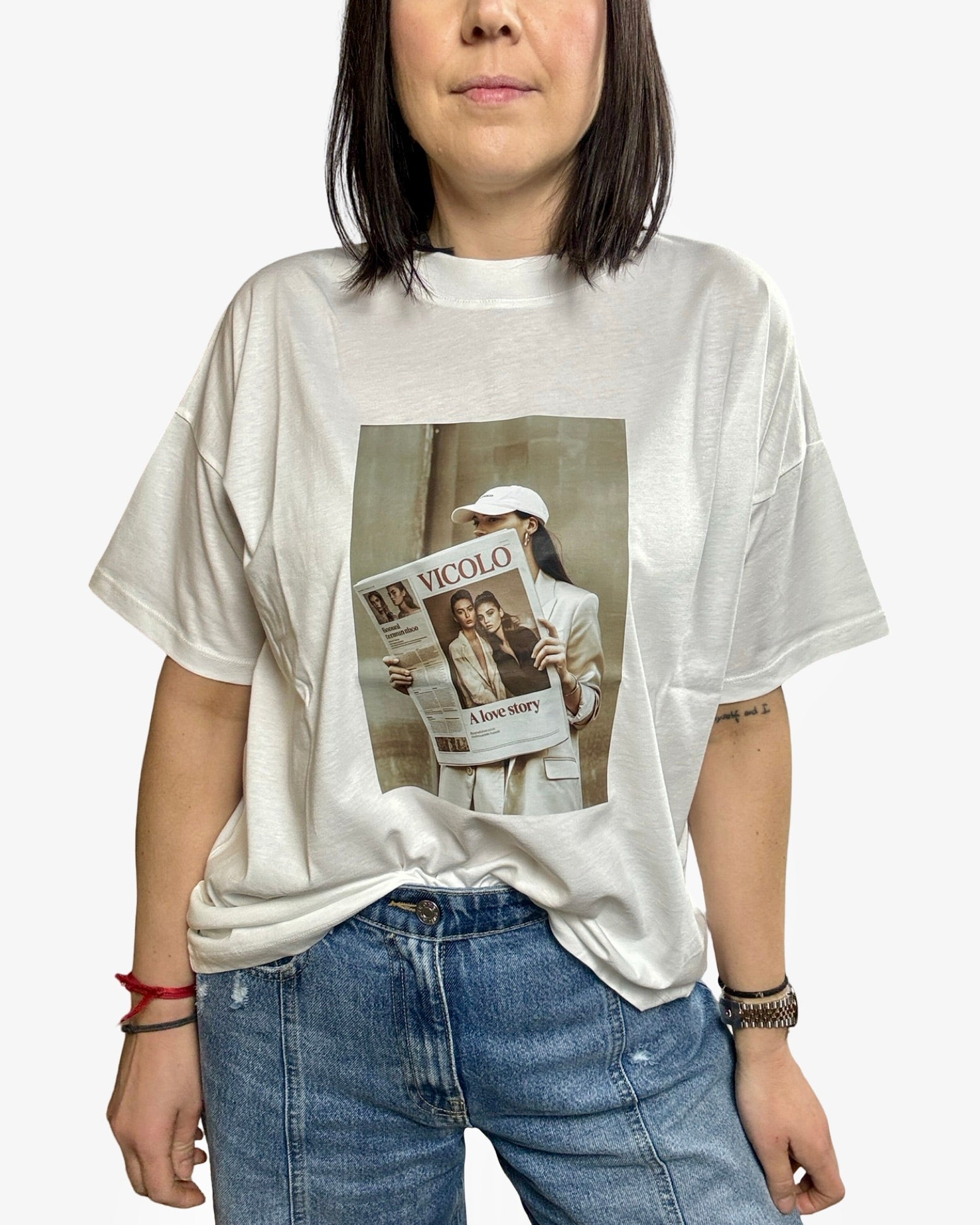 T - SHIRT GIORNALE VICOLO - XE BLU ABBIGLIAMENTO