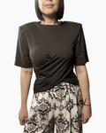 T - SHIRT INCROCIATA VICOLO - XE BLU ABBIGLIAMENTO