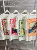 T-SHIRT MULTISTAMPE HAVEONE - XE BLU ABBIGLIAMENTO