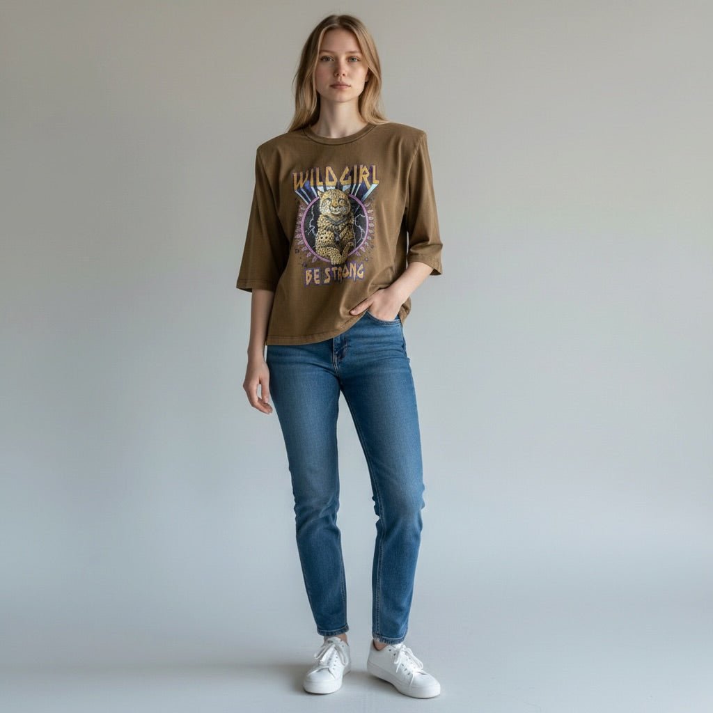 T-SHIRT ROCK SUSY MIX - XE BLU Abbigliamento Donna