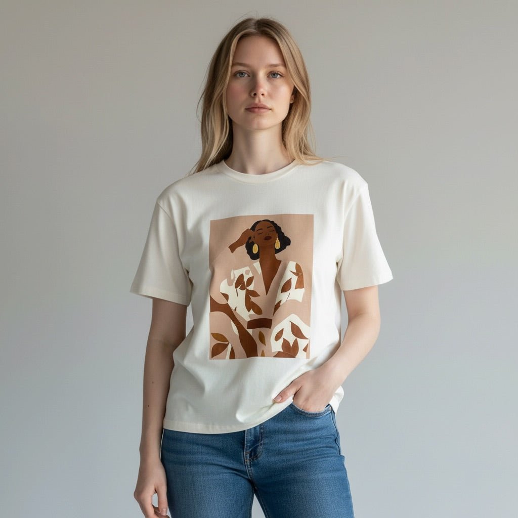 T-SHIRT STAMPA SUSY MIX - XE BLU Abbigliamento Donna