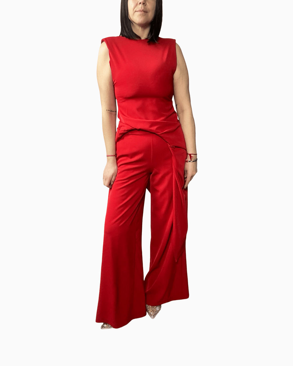 TAILLEUR ASIMMETRICO SUSY MIX - XE BLU ABBIGLIAMENTO