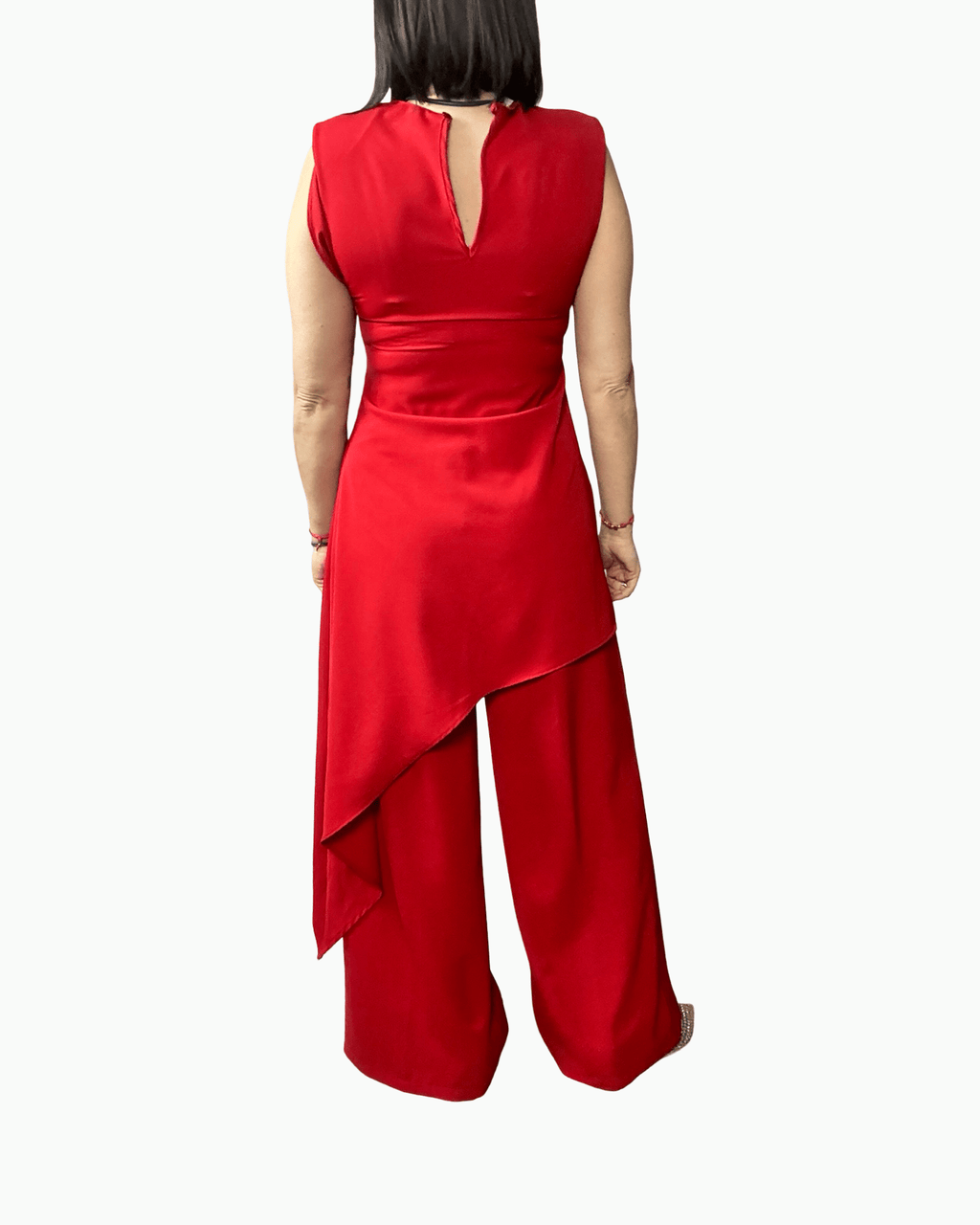 TAILLEUR ASIMMETRICO SUSY MIX - XE BLU ABBIGLIAMENTO