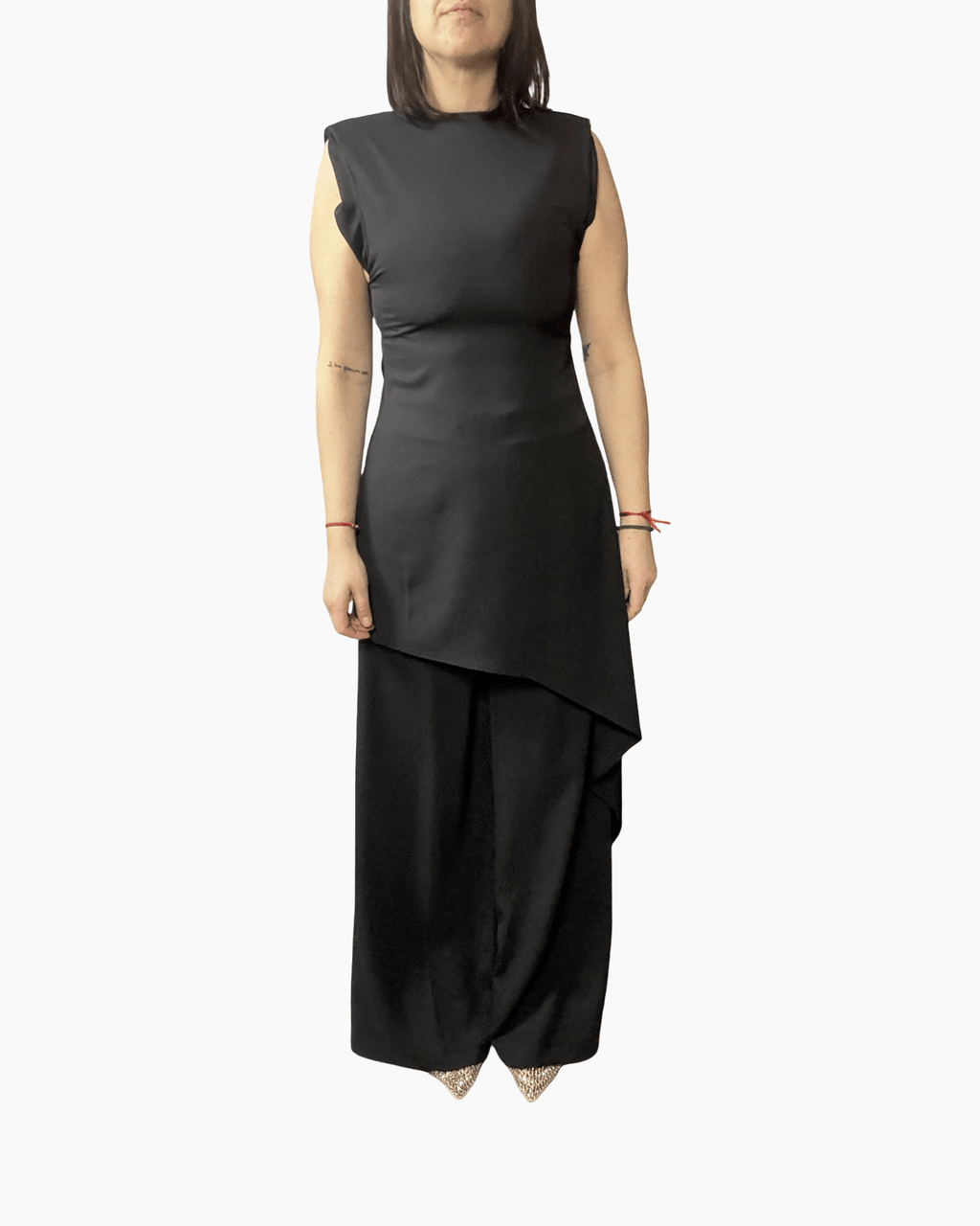 TAILLEUR ASIMMETRICO SUSY MIX - XE BLU ABBIGLIAMENTO