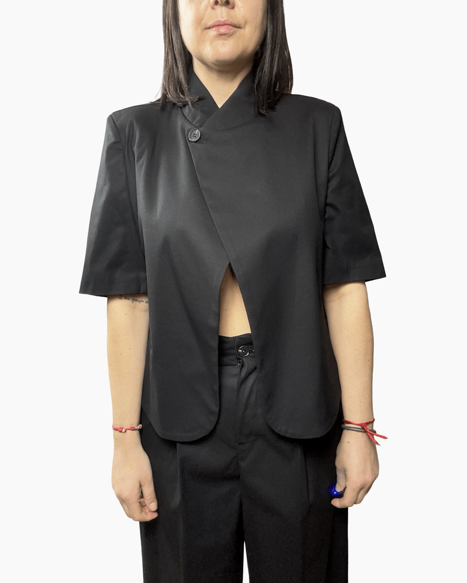 TAILLEUR ASIMMETRICO TENSIONE IN - XE BLU ABBIGLIAMENTO