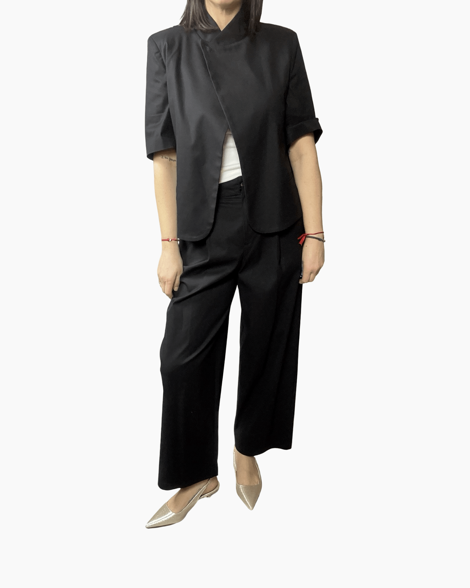 TAILLEUR ASIMMETRICO TENSIONE IN - XE BLU ABBIGLIAMENTO