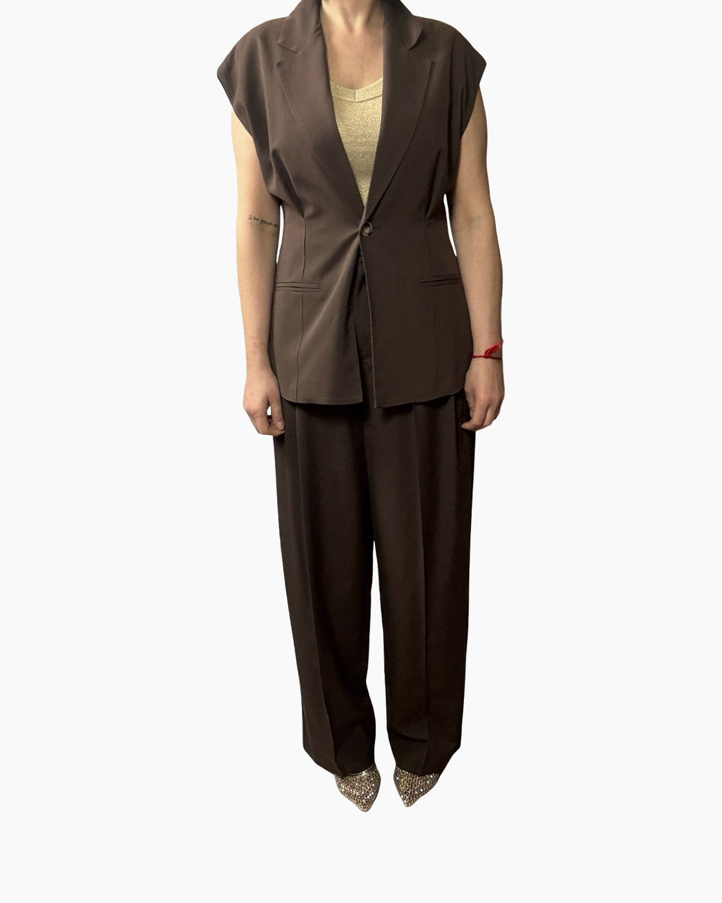 TAILLEUR MISTO LINO VICOLO - XE BLU ABBIGLIAMENTO