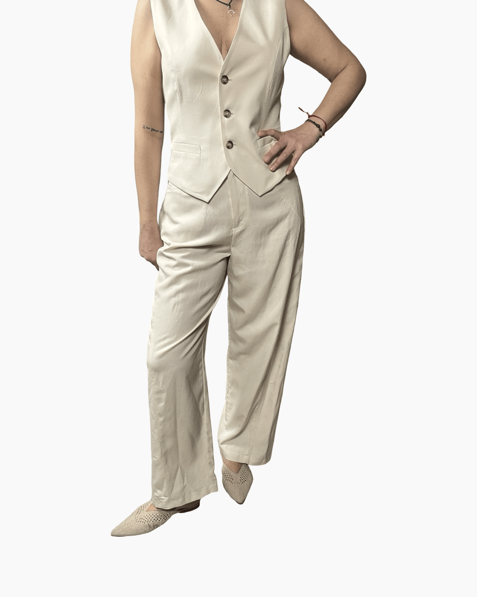 TAILLEUR MISTO LINO VICOLO - XE BLU ABBIGLIAMENTO