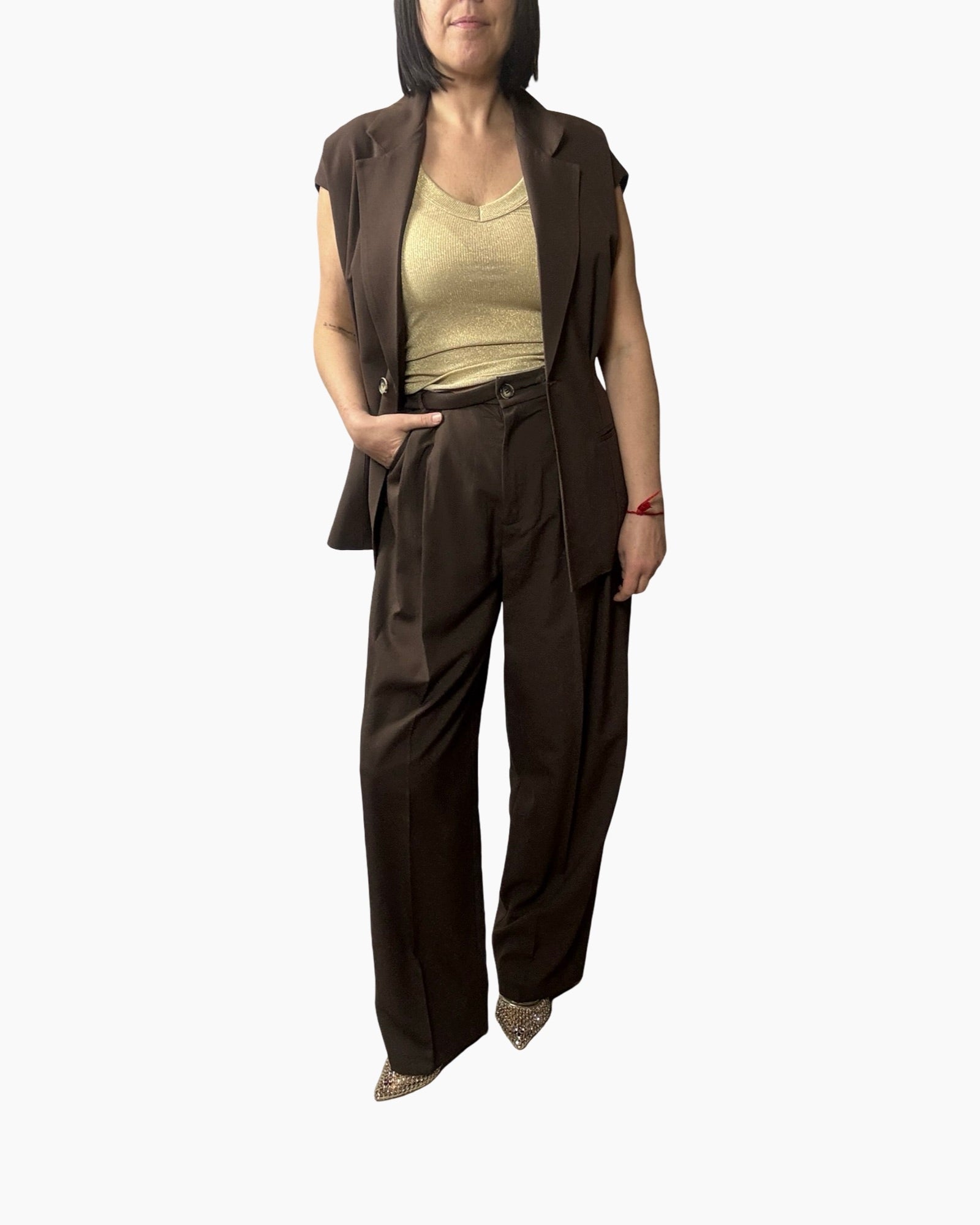 TAILLEUR MISTO LINO VICOLO - XE BLU ABBIGLIAMENTO