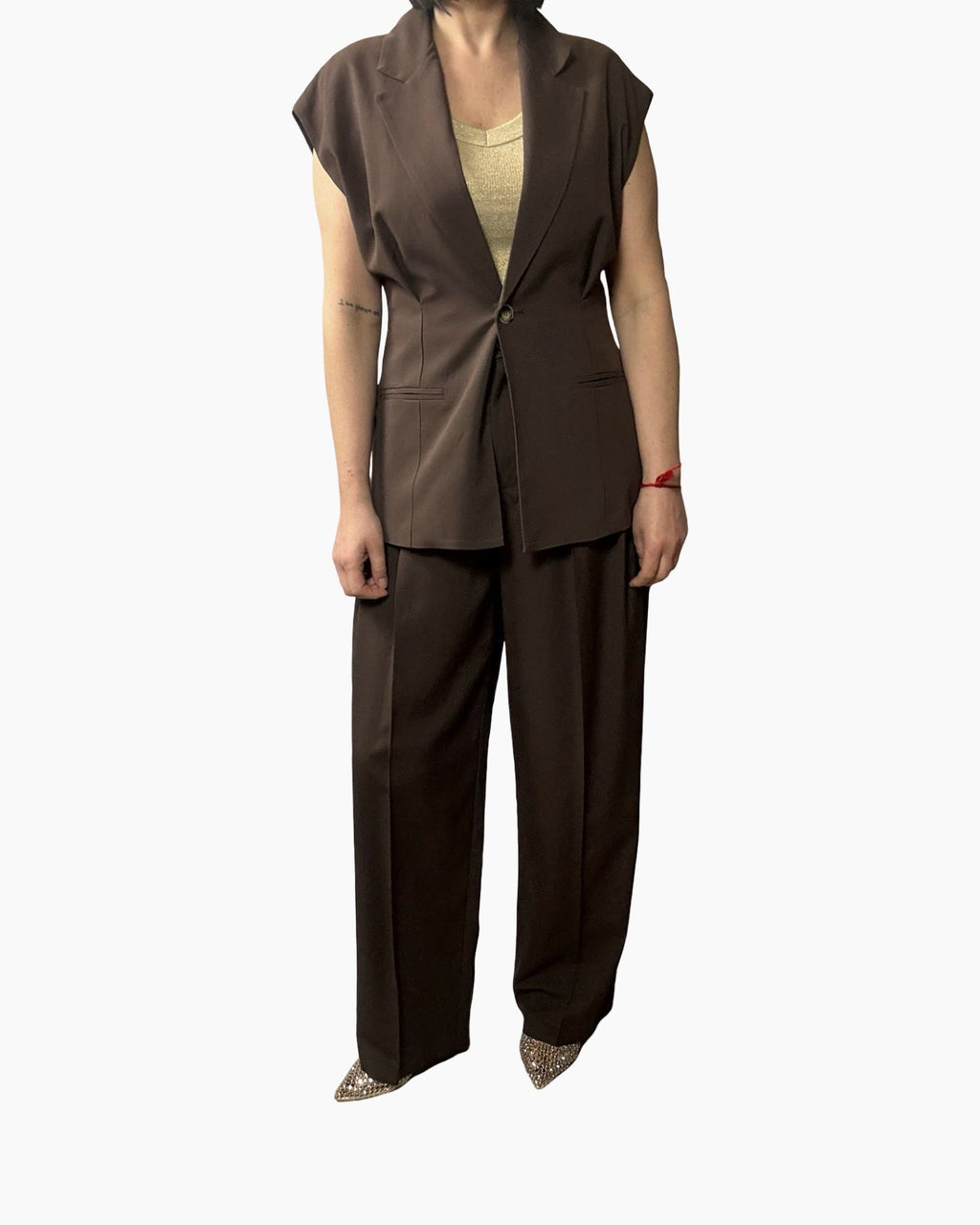 TAILLEUR MISTO LINO VICOLO - XE BLU ABBIGLIAMENTO