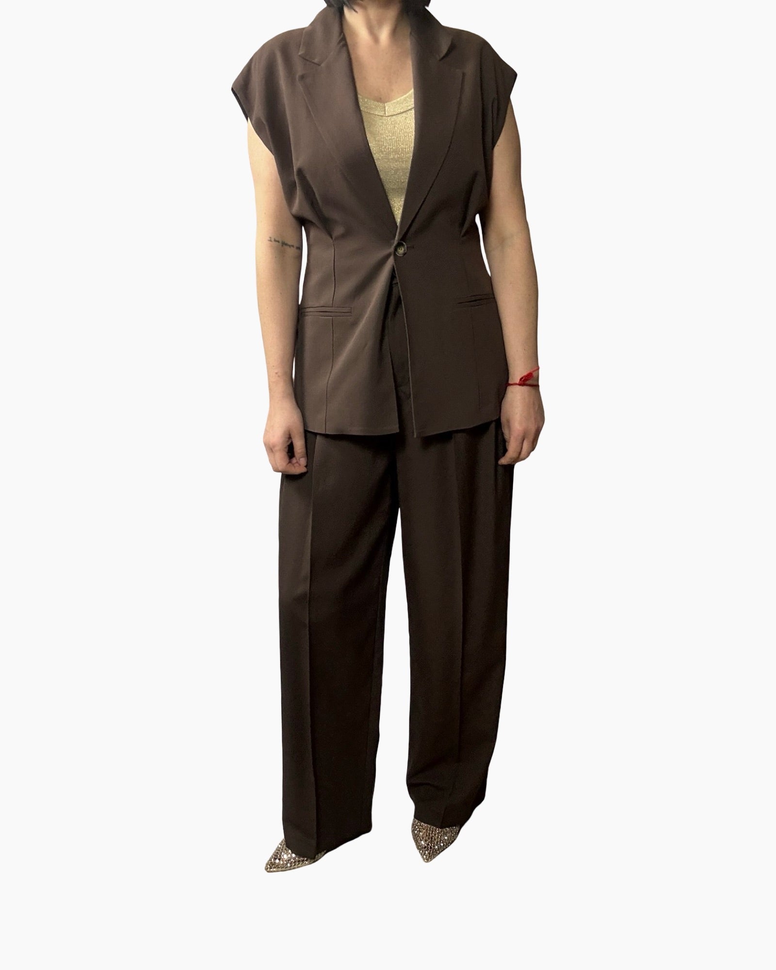 TAILLEUR MISTO LINO VICOLO - XE BLU ABBIGLIAMENTO