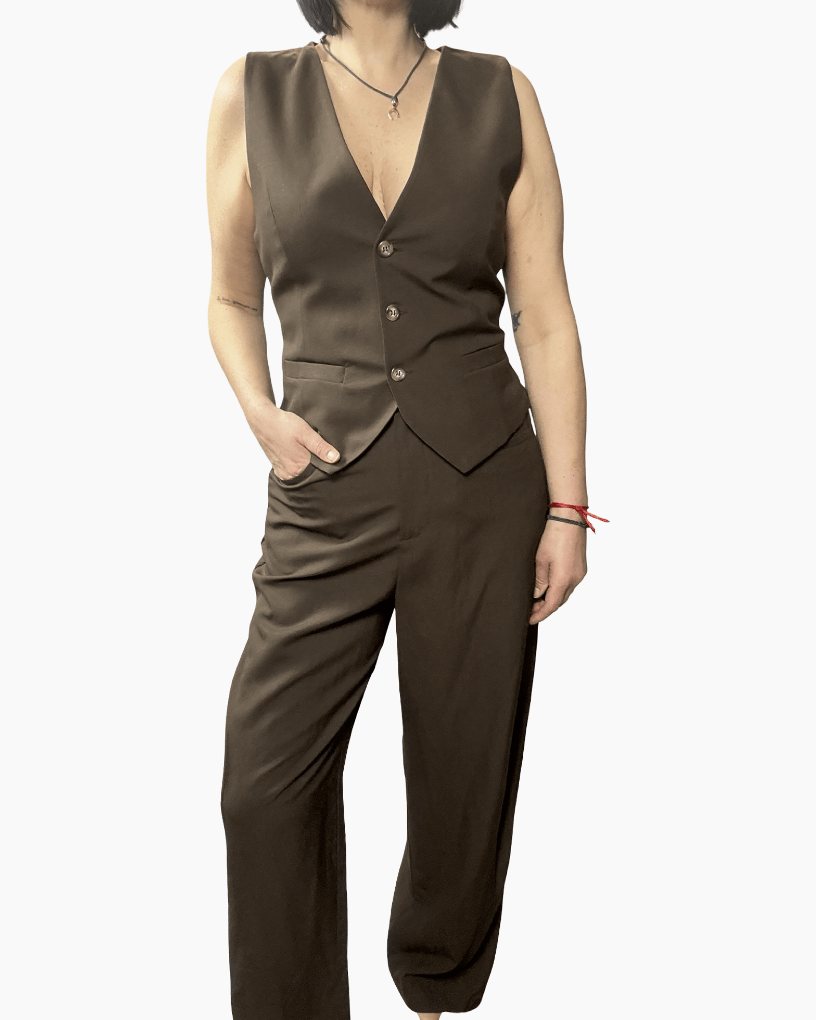TAILLEUR MISTO LINO VICOLO - XE BLU ABBIGLIAMENTO