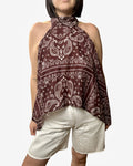 TOP BANDANA VICOLO - XE BLU ABBIGLIAMENTO